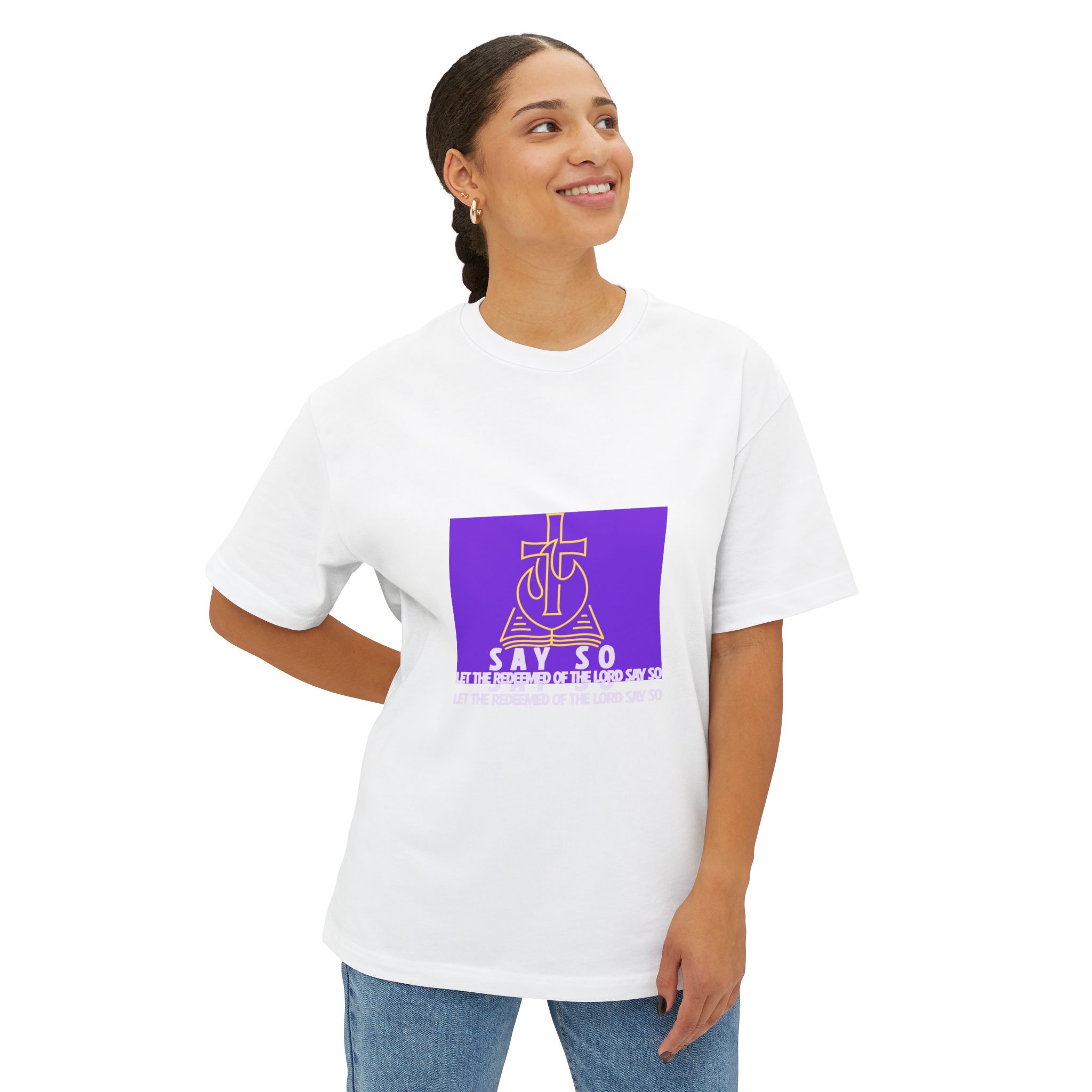 Unisex Oversized Boxy Tee - Image 4