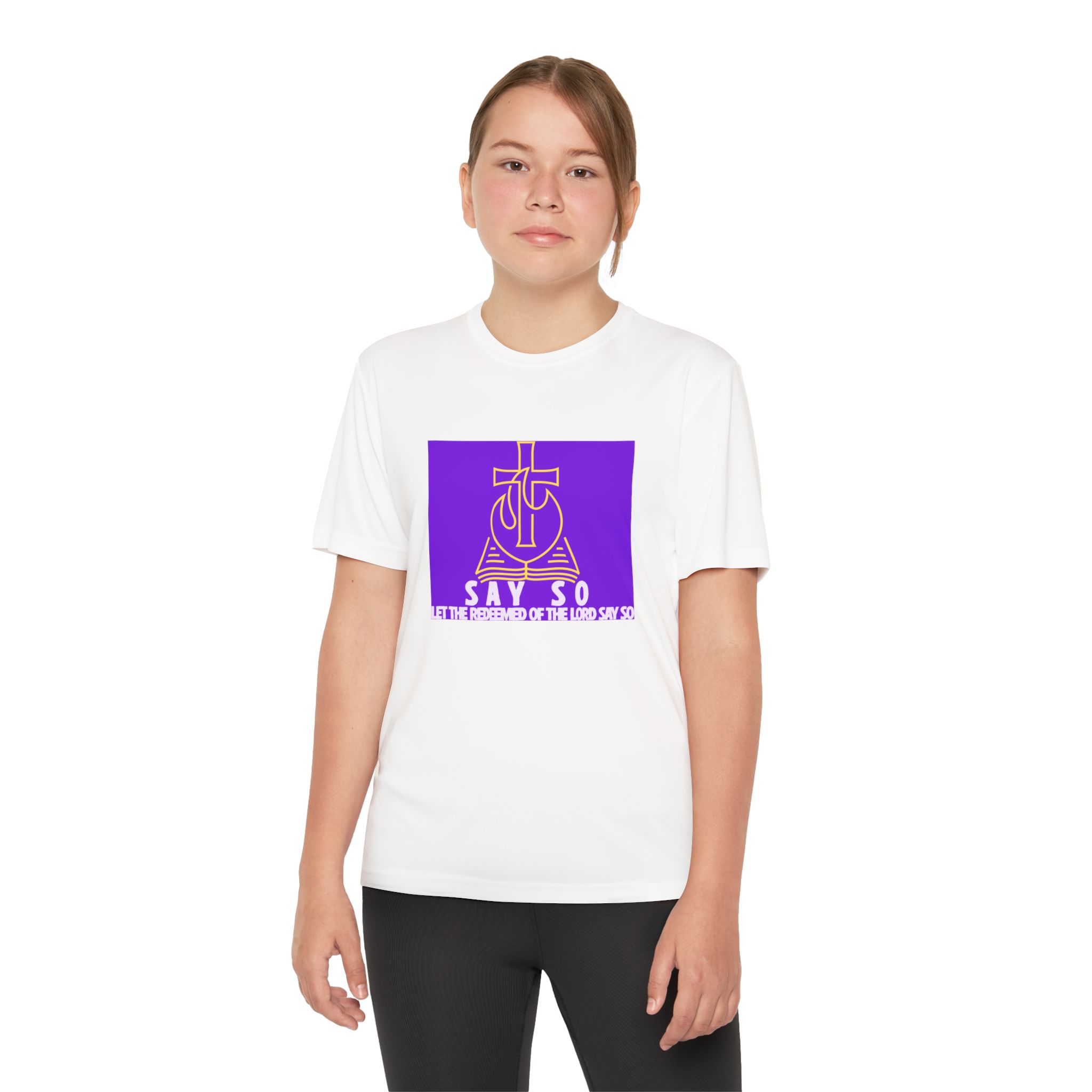 Say So Sailboat Logo Tee | Youth Competitor - Image 4